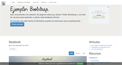 Desktop Screenshot of ejemplosbootstrap.com